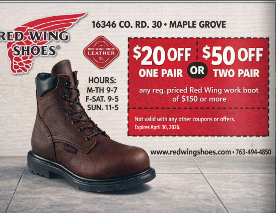 Red Wing Shoes - Maple Grove